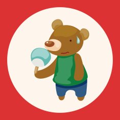 animal summer cartoon theme elements N16