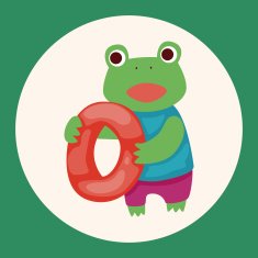 animal summer cartoon theme elements N18