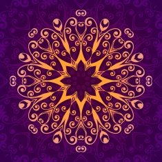 Abstract vector floral ornamental background Vector illustration