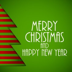 Abstract Christmas and New Year Background Vector Illustration N58