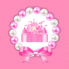 Little Princess Background Vector Illustration N6