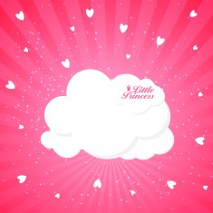 Little Princess Background Vector Illustration N7