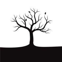 Black vector Tree N4