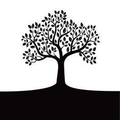 Black vector Tree N5