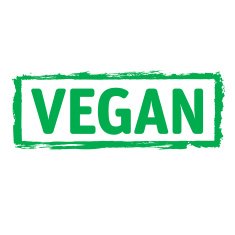 Green vector grunge stamp VEGAN