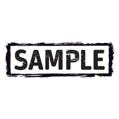 Black vector grunge stamp SAMPLE