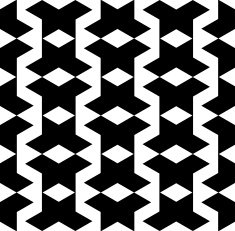 Black and white geometric seamless pattern N40
