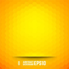 Yellow abstract hexagon background