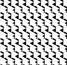 Black and white geometric seamless pattern N49