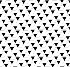 Black and white geometric seamless pattern N52