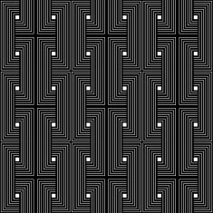 Black and white geometric seamless pattern N56