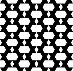 Black and white geometric seamless pattern N61
