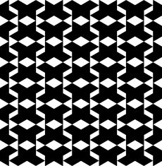 Black and white geometric seamless pattern N63