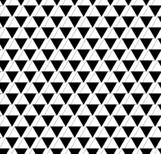 Black and white geometric seamless pattern N64