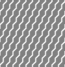 Black and white geometric stripe seamless pattern N15