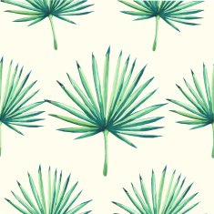Vector illustration with watercolor leaves N2