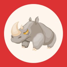 animal cartoon theme elements N52