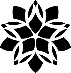 Ornaments Mandala Floral Silhouette N10