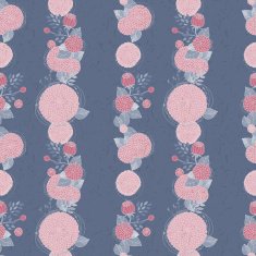 Seamless texture with asters N34
