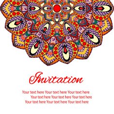 invitation mandala card4 N4