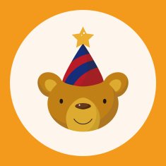 animal bear cartoon theme elements N3