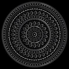 Silver mandala N8
