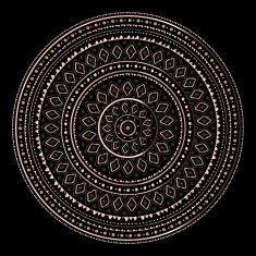 Silver mandala N9