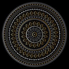Gold mandala N4
