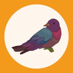 bird cartoon theme elements vector eps N9