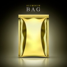 golden aluminum bag