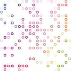 Colorful Donuts Background Creative Design Templates N4