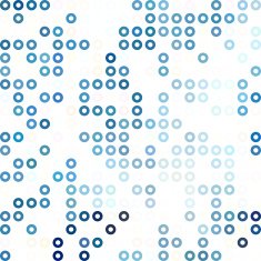 Blue Donuts Background Creative Design Templates N4