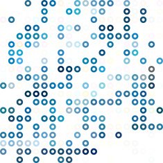 Blue Donuts Background Creative Design Templates N5