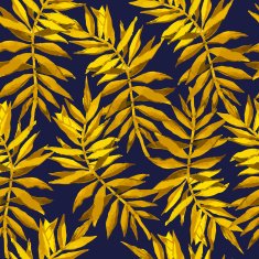 Vector illustration with tropical leaves N12