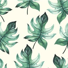 Vector illustration with tropical leaves N15