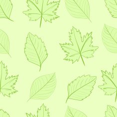 Seamless green leaves N2