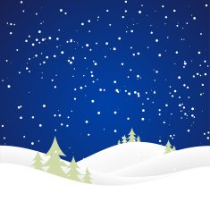 christmas snow hills
