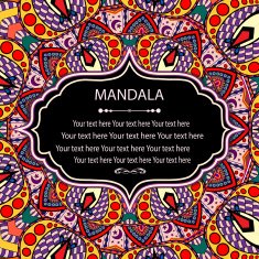 invitation mandala card N14