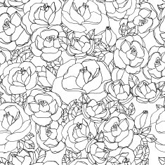 Seamless pattern with roses N81