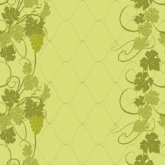 Seamless texture with vines and bunches of grapes N10