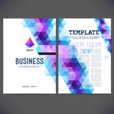 Abstract vector template design brochure Web sites N2