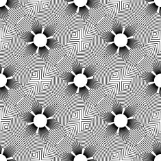 Black and white geometric seamless pattern N73