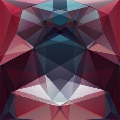 abstract background consisting of blue purple brown triangles