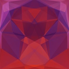 abstract background consisting of red orange purple triangles