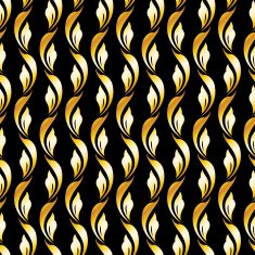 Golden floral pattern N15
