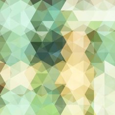 abstract background consisting of green beige triangles vector illustration