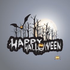 Happy Halloween Card Template N2