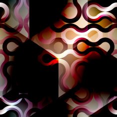 Abstract geometric dark pattern