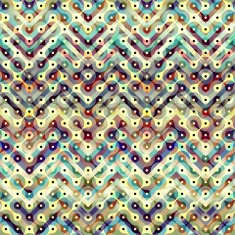 Abstract geometric pattern on chevron background