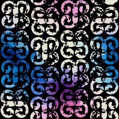 Black grunge ornamental background